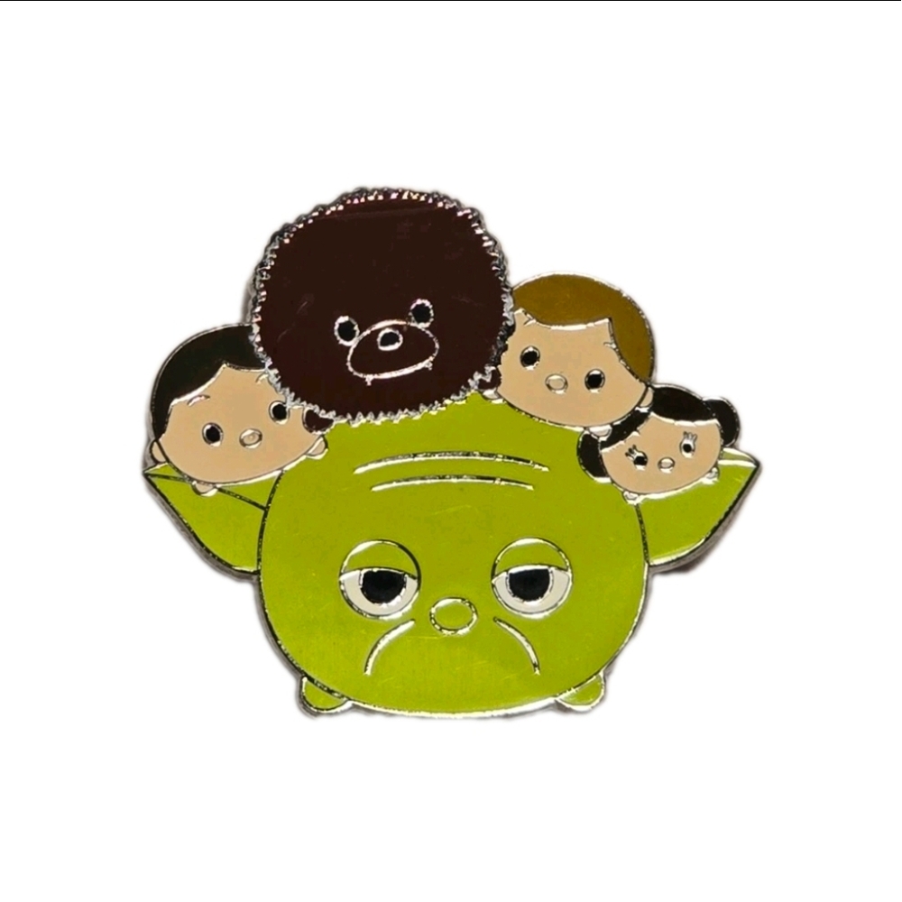 2017 Disney Star Wars Yoda Tsum Tsum Heroes Slider Pin
